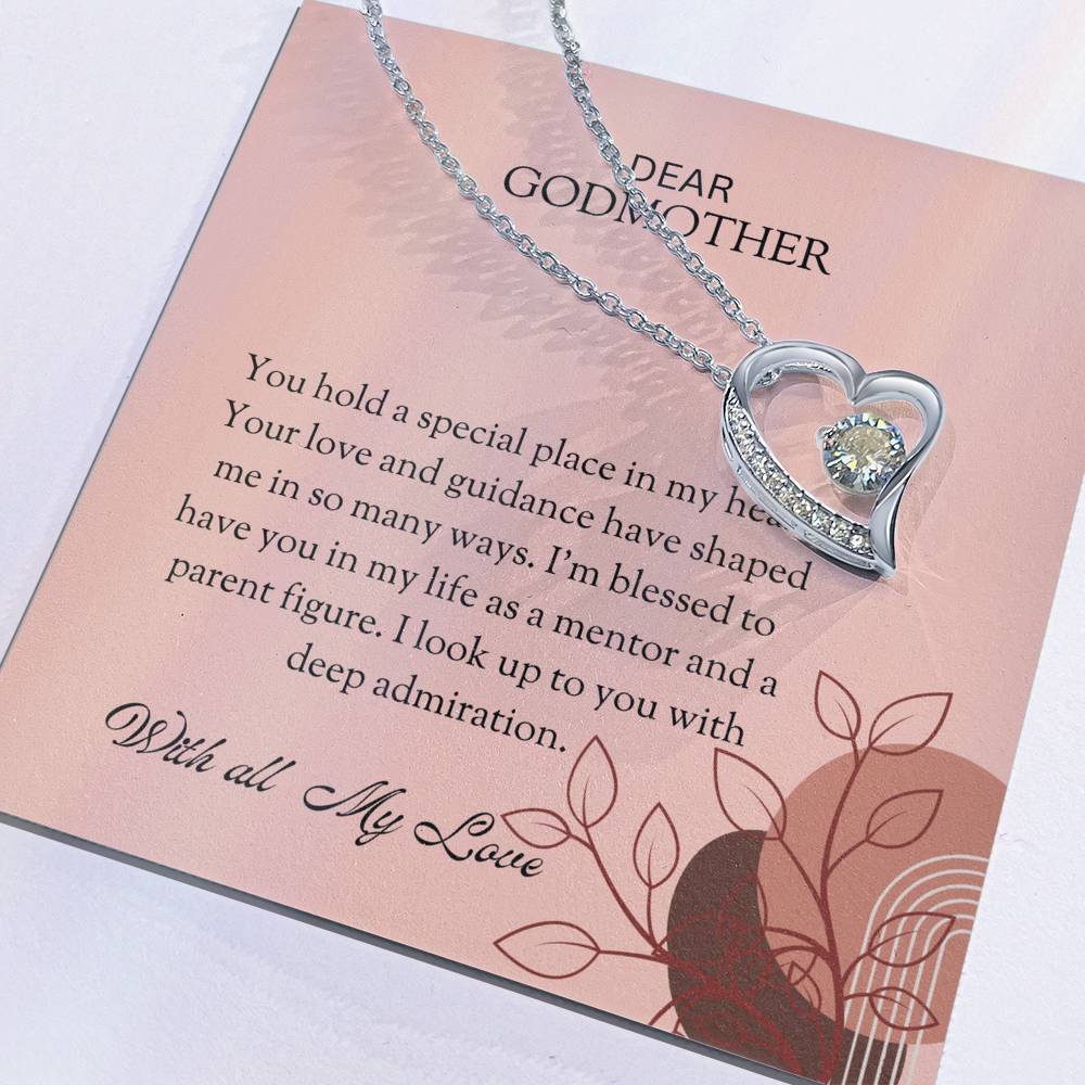 Special Gift for My Godmother, Forever Love Pendant | Godmother Necklace (Necklace Only)