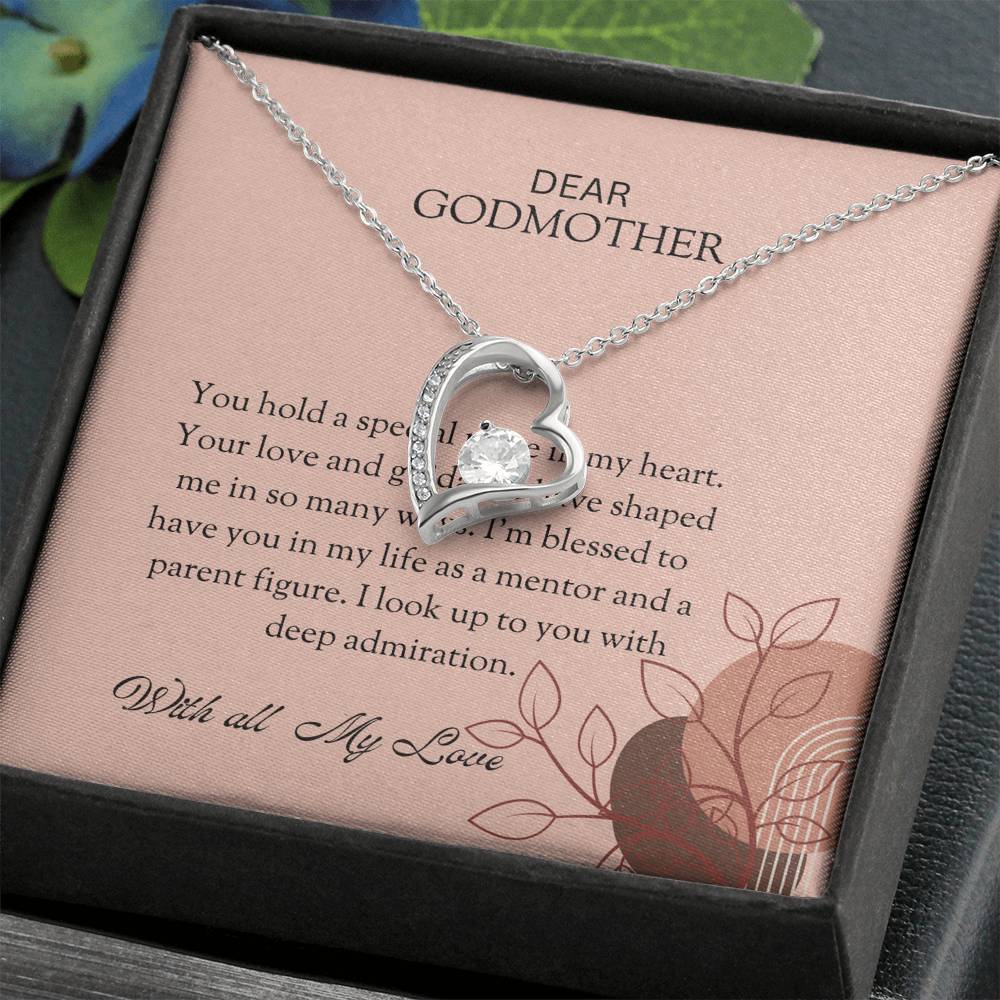 Special Gift for My Godmother, Forever Love Pendant | Godmother Necklace (Necklace Only)