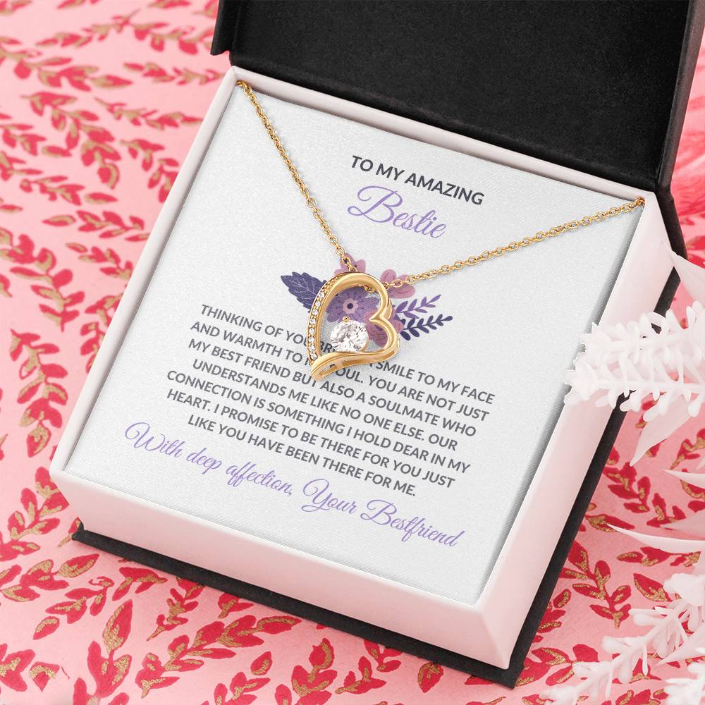 To My Amazing Best Friend - Forever Love Necklace | Gift for Best Friend