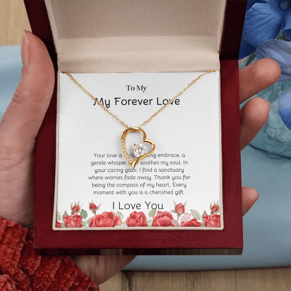 Girlfriend Forever Love Knot Necklace | Elegant Gift for Girlfriend - SOUVMOUR