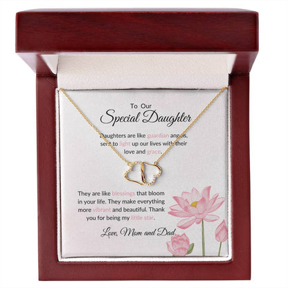 To My Special Daughter - Everlasting Love Necklace |  Unbreakable Bond Necklace For Daughter