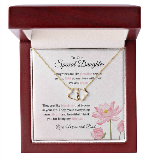 To My Special Daughter - Everlasting Love Necklace |  Unbreakable Bond Necklace For Daughter