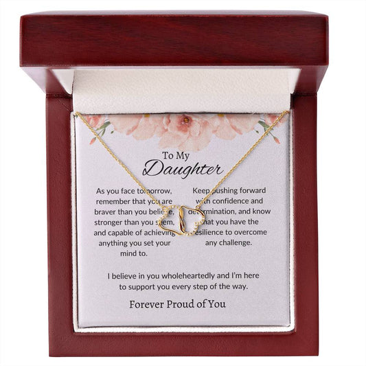 To My Daughter - Everlasting Love Necklace | Unbreakable Bond Gift