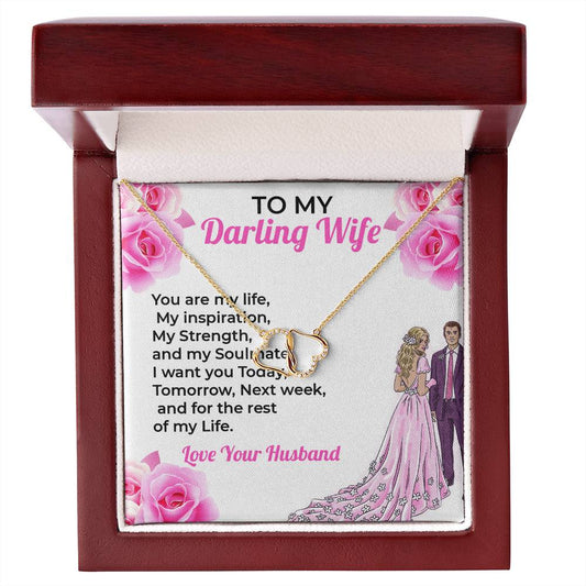 To My Darling Wife, My Life - Stunning Everlasting Love Jewelry for Wife