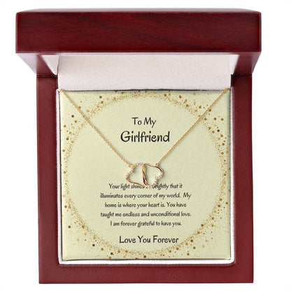 Heart Necklace for Her | Heart-Shaped Necklace for Girlfriend - SOUVMOUR