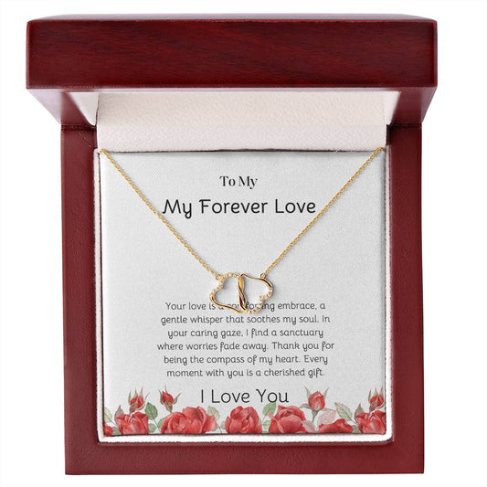 Girlfriend Necklace | Romantic Heart Pendant Gift for Her - SOUVMOUR