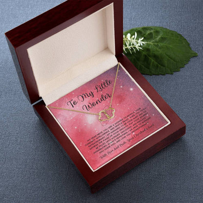 To My Little Wonder - From Aunt to Niece The Everlasting Love Necklace - SOUVMOUR