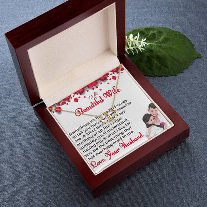 To My Beautiful Wife - Everlasting Love Necklace Gift for Wife | Necklace Gift For Her