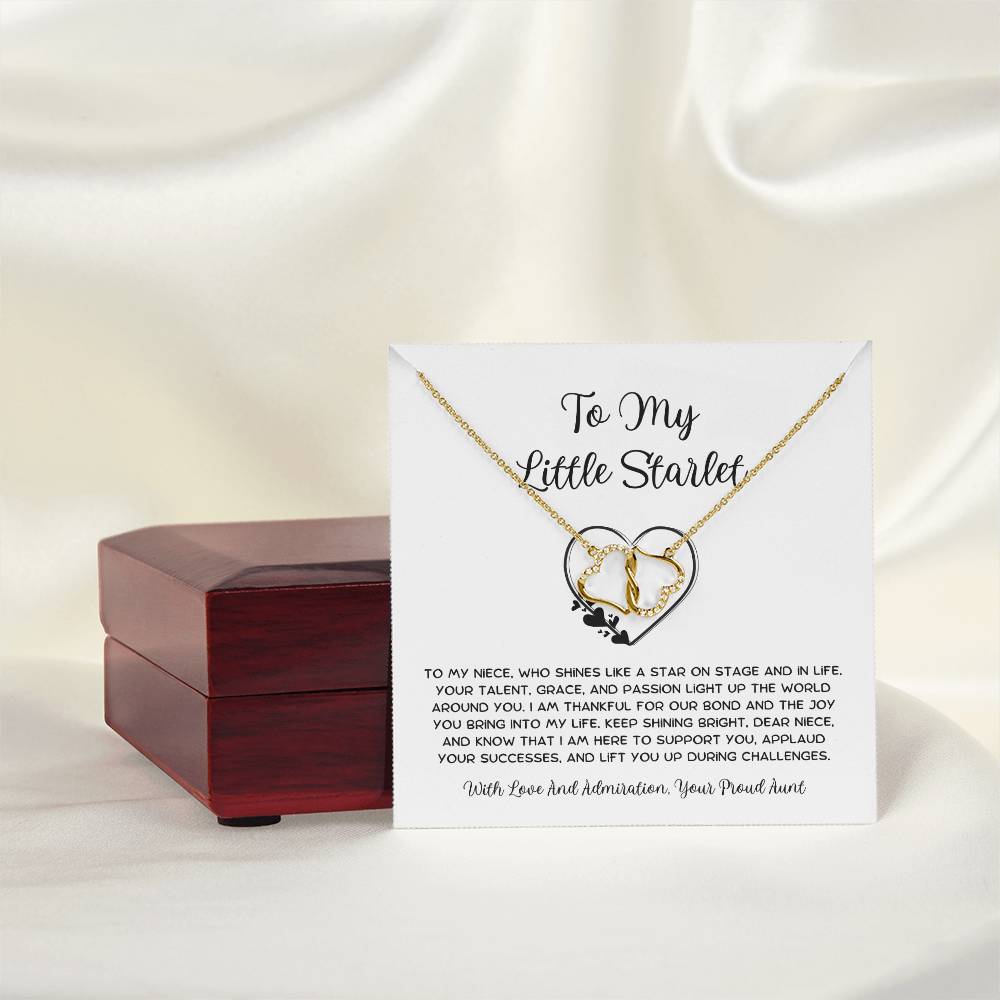 To My Little Starlet - From Aunt to Niece The Everlasting Love Necklace - SOUVMOUR