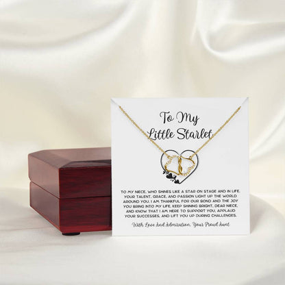To My Little Starlet - From Aunt to Niece The Everlasting Love Necklace - SOUVMOUR