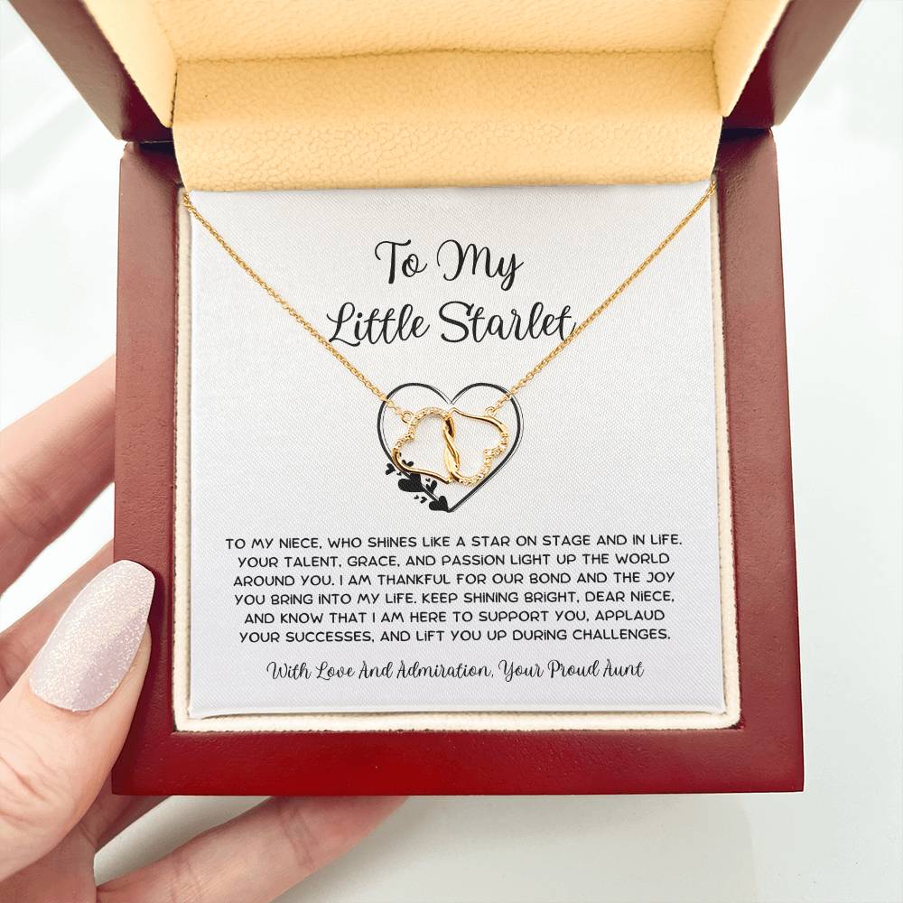 To My Little Starlet - From Aunt to Niece The Everlasting Love Necklace - SOUVMOUR