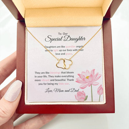 To My Special Daughter - Everlasting Love Necklace |  Unbreakable Bond Necklace For Daughter