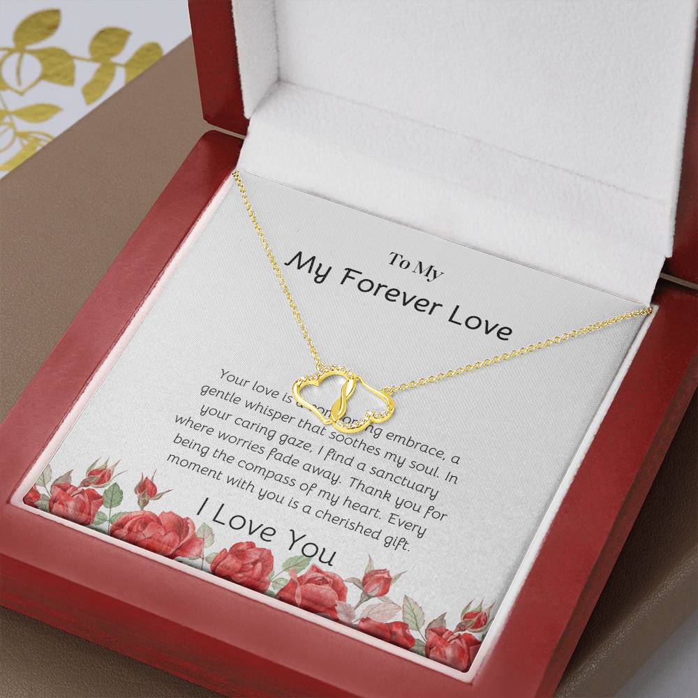 Girlfriend Necklace | Romantic Heart Pendant Gift for Her - SOUVMOUR