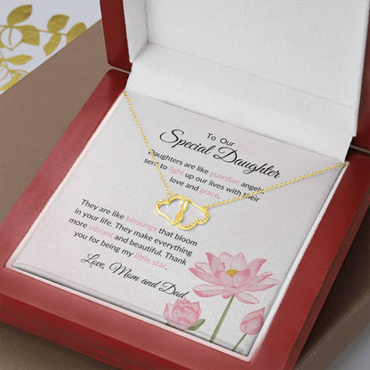 To My Special Daughter - Everlasting Love Necklace |  Unbreakable Bond Necklace For Daughter