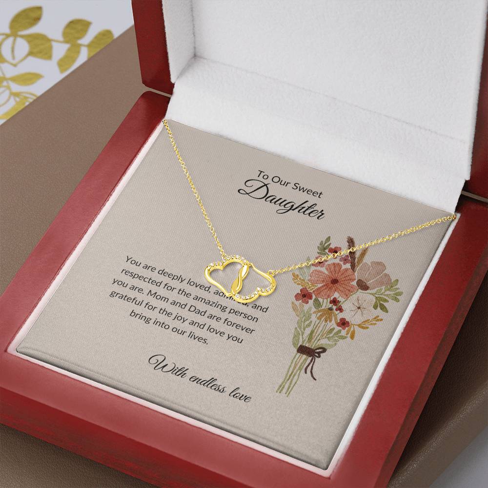 To My Sweet Daughter - Everlasting Love Necklace | Timeless Gift of Love