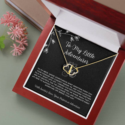 To My Little Adventurer - From Aunt to Niece The Everlasting Love Necklace - SOUVMOUR