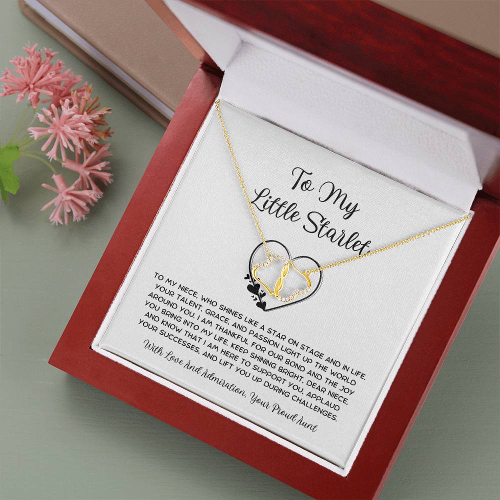 To My Little Starlet - From Aunt to Niece The Everlasting Love Necklace - SOUVMOUR