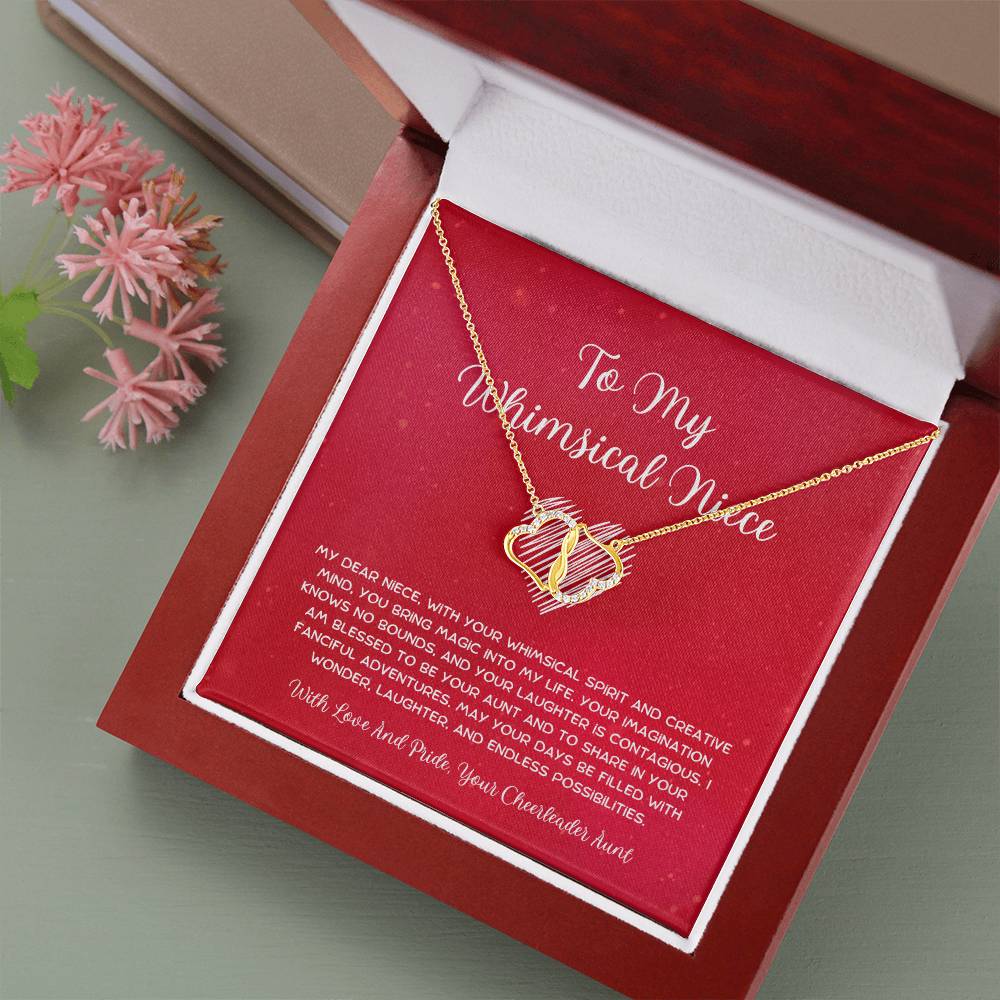 To My Whimsical Niece - From Aunt to Niece The Everlasting Love Necklace - SOUVMOUR