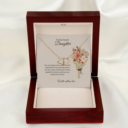 To My Sweet Daughter - Everlasting Love Necklace | Timeless Gift of Love