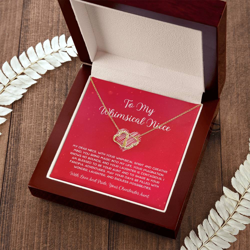 To My Whimsical Niece - From Aunt to Niece The Everlasting Love Necklace - SOUVMOUR