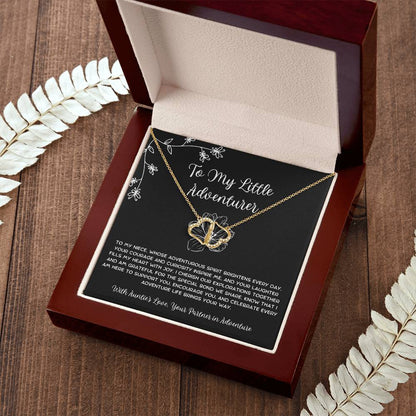 To My Little Adventurer - From Aunt to Niece The Everlasting Love Necklace - SOUVMOUR
