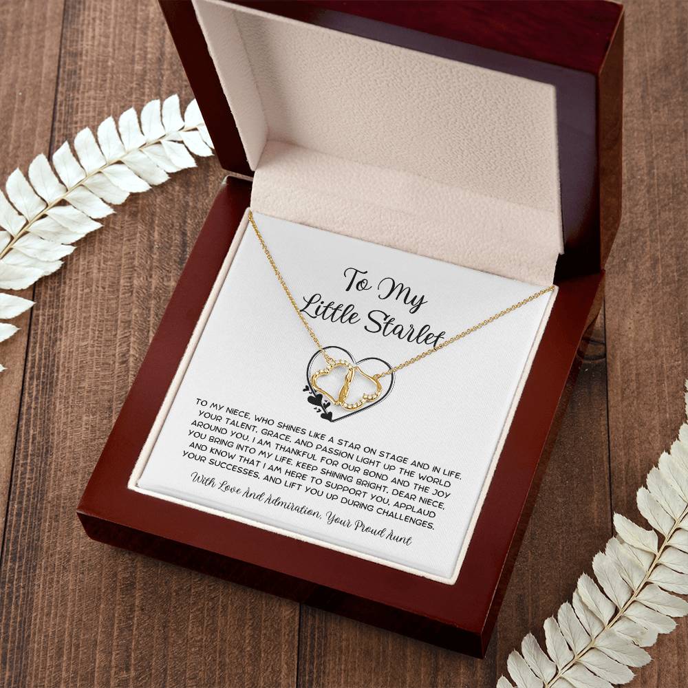 To My Little Starlet - From Aunt to Niece The Everlasting Love Necklace - SOUVMOUR
