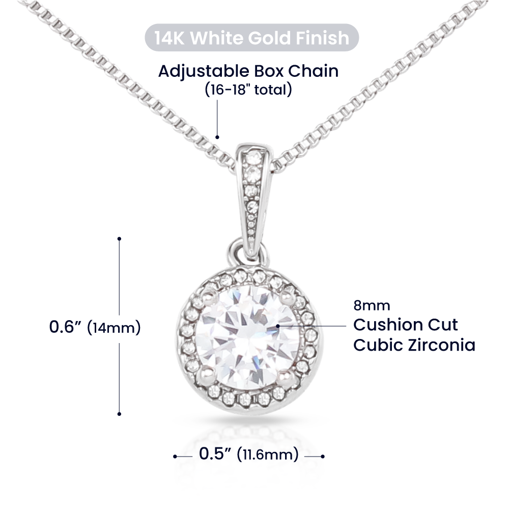 To My Little Wonder - From Aunt to Niece Eternal Hope Necklace - SOUVMOUR