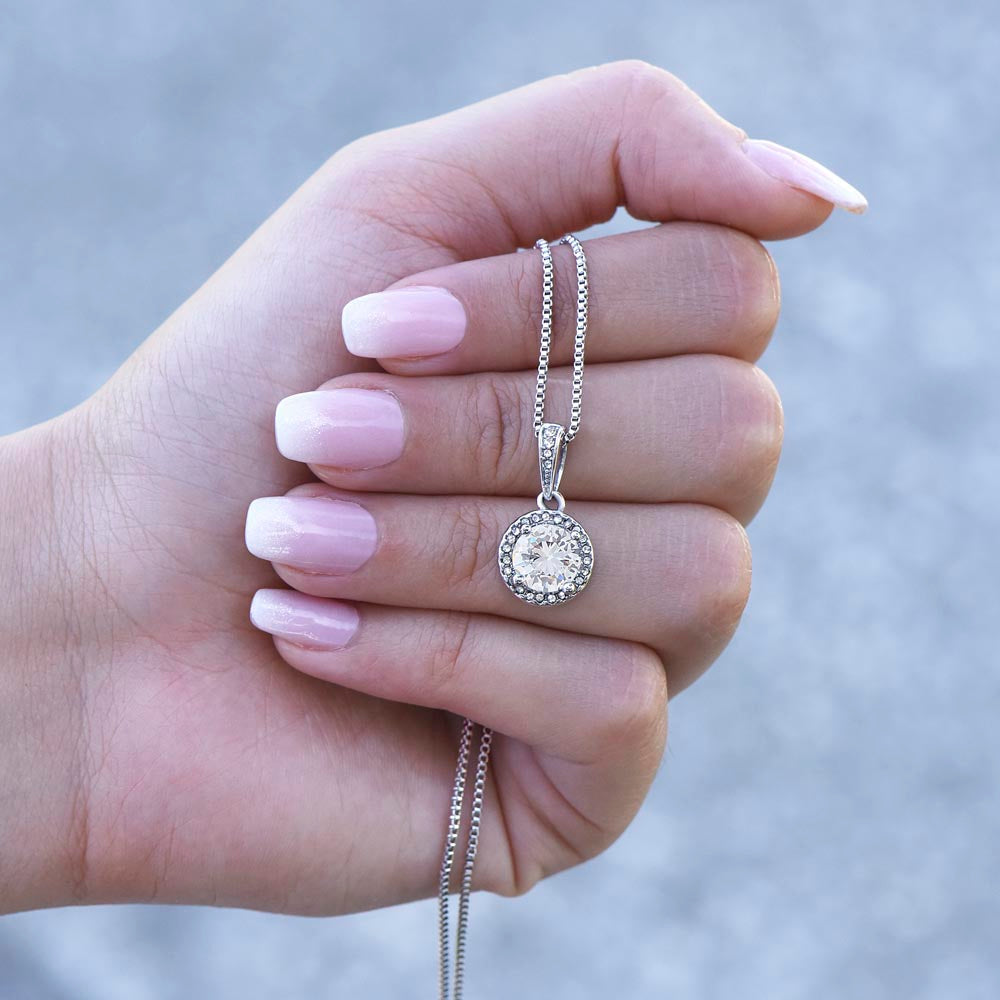 To My Little Wonder - From Aunt to Niece Eternal Hope Necklace - SOUVMOUR