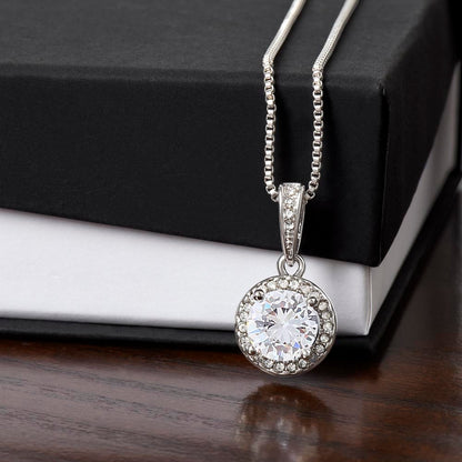 To My Little Wonder - From Aunt to Niece Eternal Hope Necklace - SOUVMOUR