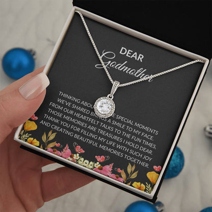 For My Dear Godmother, Eternal Hope Pendant | Godmother Necklace (Necklace Only)