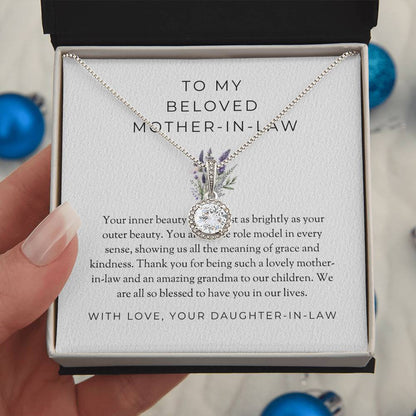 To My Beloved Mother-in-law, Eternal Hope Necklace | Mother-in-law Gift |