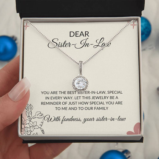 To My Dear Sister-in-law | Eternal Hope Necklace | Heartfelt  Jewelry Gift For Sister-in-Law