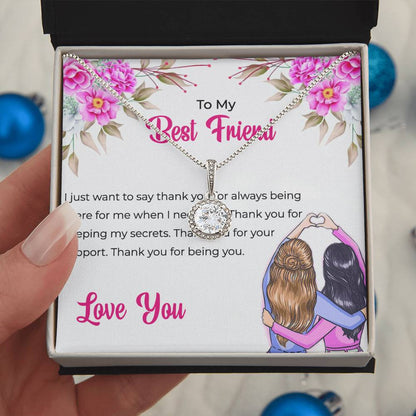 To My Lifetime Best Friend - Eternal Hope Necklace | Best Friend Friendship Gift