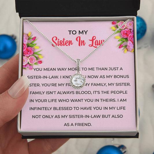 To My Sister-in-law | Eternal Hope Necklace | Timeless Gift of Deep Connection