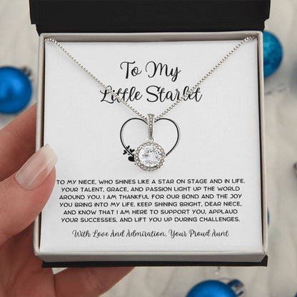 To My Little Starlet - From Aunt to Niece Eternal Hope Necklace - SOUVMOUR