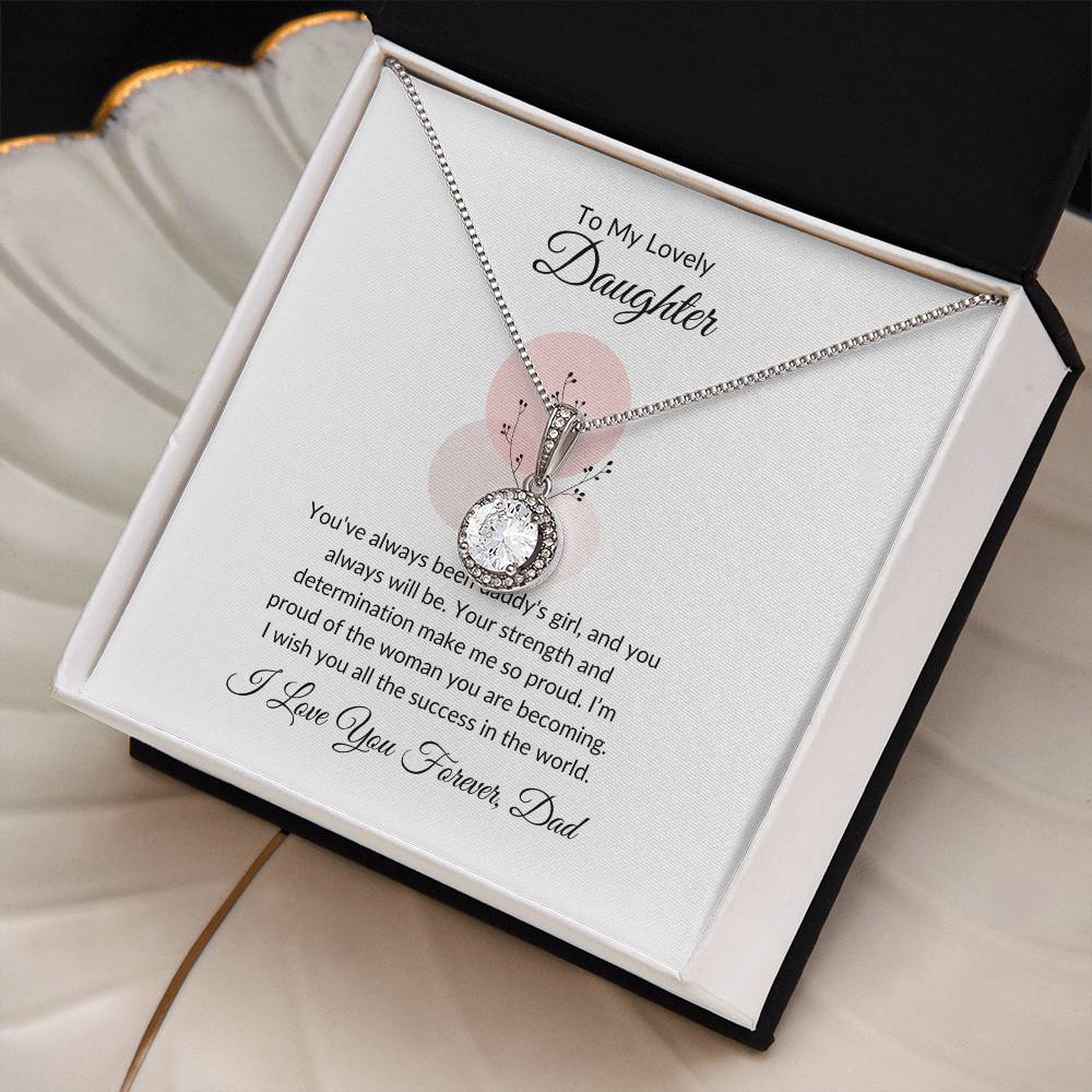 To My Daughter Meaningful Necklace Gift of Love and Inspiration | Perfect for Any Occasion