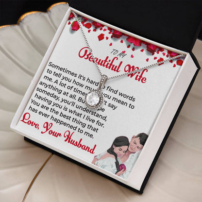 To My Beautiful Wife Special Necklace Gift for Wife | Necklace For Her