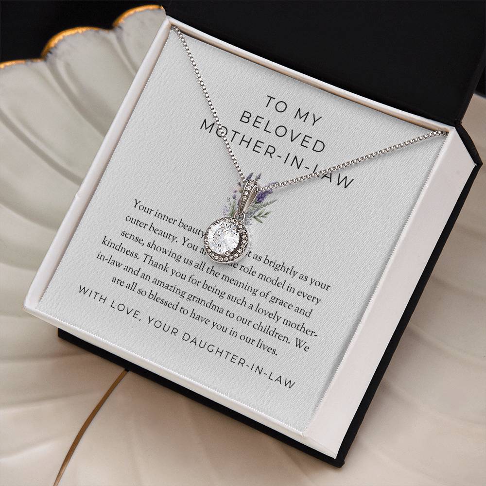 To My Beloved Mother-in-law, Eternal Hope Necklace | Mother-in-law Gift |