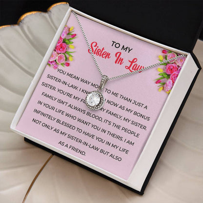 To My Sister-in-law | Eternal Hope Necklace | Timeless Gift of Deep Connection