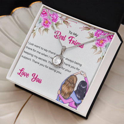 To My Lifetime Best Friend - Eternal Hope Necklace | Best Friend Friendship Gift
