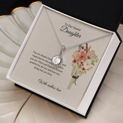To My sweet Daughter - Eternal Hope Necklace | A Heartfelt Gift For Daughter