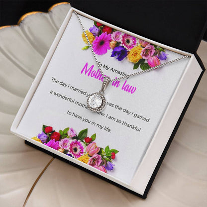 To My Amazing Mother-in-law, Eternal Hope Necklace | Mother-in-law Gift