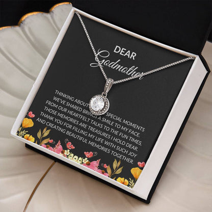 For My Dear Godmother, Eternal Hope Pendant | Godmother Necklace (Necklace Only)