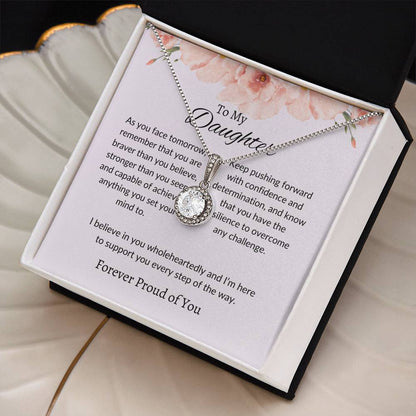 To My Daughter Necklace Gift | Daughter - Eternal Hope Necklace | A Gift of Love, Hope, and Encouragement