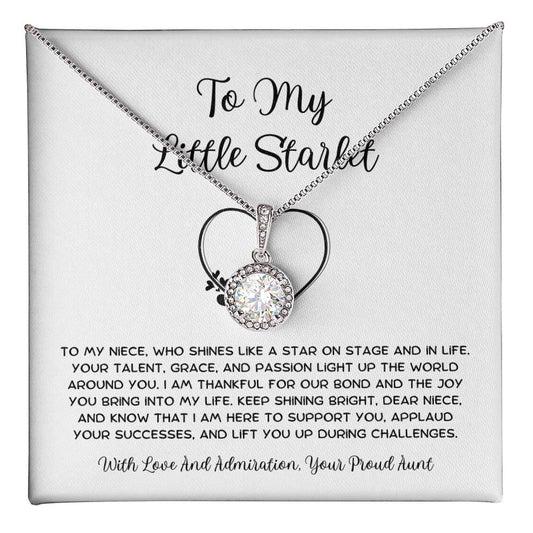 To My Little Starlet - From Aunt to Niece Eternal Hope Necklace - SOUVMOUR