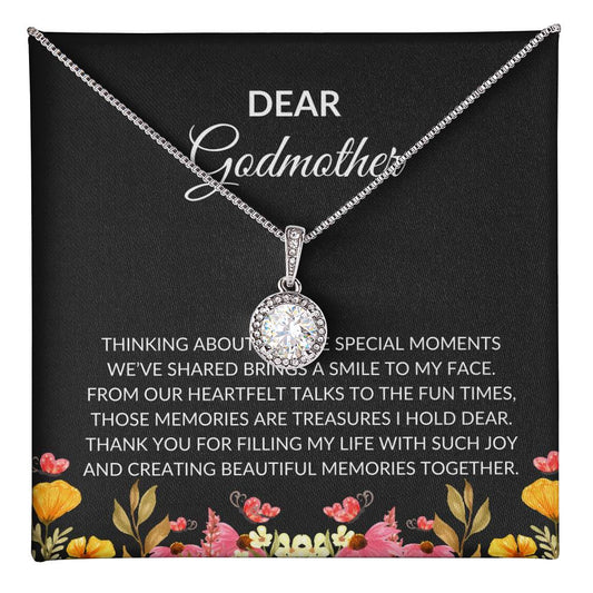 For My Dear Godmother, Eternal Hope Pendant | Godmother Necklace (Necklace Only)