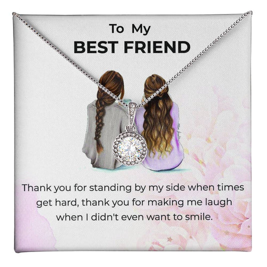 To My Bestie Thank You - Eternal Hope Necklace | Friendship Gift