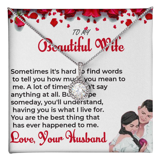 To My Beautiful Wife Special Necklace Gift for Wife | Necklace For Her