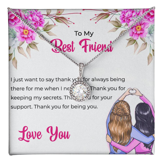To My Lifetime Best Friend - Eternal Hope Necklace | Best Friend Friendship Gift
