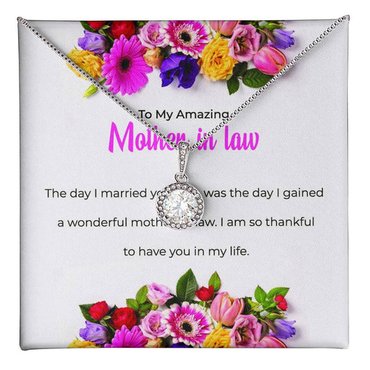 To My Amazing Mother-in-law, Eternal Hope Necklace | Mother-in-law Gift